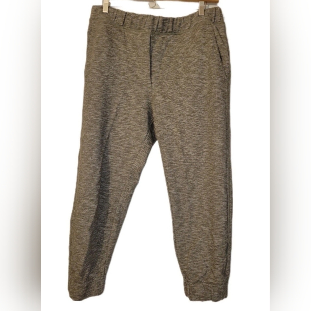 Men's Gap Cotton Sweatpants Lounge Wear Size L Elastic Waist Ankle Pockets